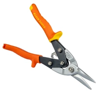 Klein Tools 1202S | Aviation Snips Straight Cut | 18 Gauge Steel 