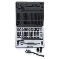 Dual Action 12042302 | 23 Piece 1/4in Drive 6-Point Socket Set | Imperial SAE