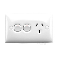 CLIPSAL 15X | Single GPO 10Amp With Extra Switch (Standard Series)