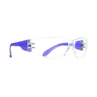 Pro Choice 1600 | Tsunami Safety Glasses Clear Lenses | Blue