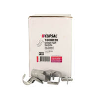 Clipsal 180HD20 | 20mm Galvanised Half Saddles | 100 Box