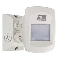 Brilliant 18562/09 | Flexiscan PIR Sensor IP66 3 wire 110 Deg