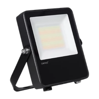 Domus 19931 | Blaze Pro Marine 50W Black LED Floodlight Tri Watt & CCT | IP66 IK08