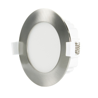 NLS 20099SIL | 15W Tri Colour LED Dimmable Silver Downlight | 90MM Hole