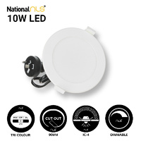 NLS 20111 | 10W Tri Colour LED Dimmable White Downlight 900lm