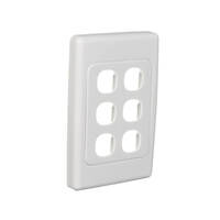 Clipsal 2036VH | 6 Gang Grid And Surround (2000 Series)