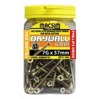 Drywall Buglehead Screws 7G x 57mm | 100 Bottle Pack | 20BK0757