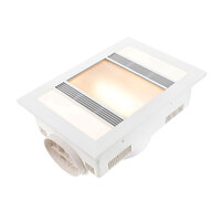 Brilliant 21478-05 | Marvel 3 in 1 Bathroom Heat, Light and Exhaust Fan | Tri-Colour | White
