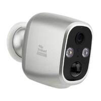 Brilliant 21812/11 | Smart WiFi Rechargeable Flare Camera with Light | Silver
