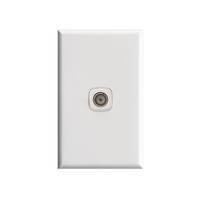 HPM XLP770/1FCXWE | Coax Outlet PAL to F Type White *CLEARANCE 49 ONLY*