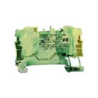 Wago 2206-1207 | 2 Ground Conductor Through Terminal With Push Button DIN-Rail 6mm² | 50-Pack