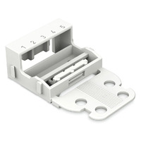 Wago 221-505 | Mounting Carrier For 5-Conductor Terminal Blocks 4mm² (Single Buy)
