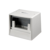 Clipsal 224-1-WE | Floor Outlet Housing | Suits 2 Standard Size Plates | White