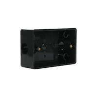 Clipsal 238-BK | Solid Mounting Block 38MM Deep | Black
