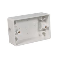Clipsal 238-WE | Solid Mounting Block 38MM Deep | White