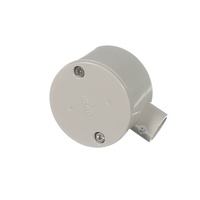 Clipsal 240-20-1-GY | 1 Way 20mm Round Shallow Junction Box