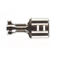 Quick connect female Un-insualted Brass 0.5-1.5mm 6.4/0.8mm Tab | QCN1.25-6.4