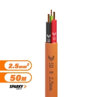 7-067-2EC | 2.5mm 50M 2C+E Orange Circular Cable Cut
