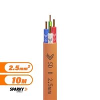 7-067-3EC | 2.5mm 10M 3C+E Orange Circular Cable Cut