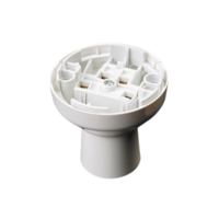 Clipsal 2530-WE | Batten Holder BC with Clip on Cover