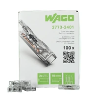 Wago 2773-2401 | Push Wire Inline Splicing Connector for 4mm² Solid and Stranded Wires | 100-Pack