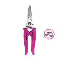 Sterling 29-720P | 200mm Pink Black Panther Long Industrial Snips | Stainless Steel