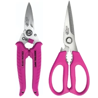 sterling-29-721pc1-pink-kitchen-shears-snips-combo-stainless-steel