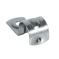 NLS 30013 | 20mm Half Saddle Zinc Plated 6.5mm Hole | 100 per Box 