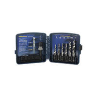 Bordo 3011-S1 | Drill & Tap Set 8G, 10G, 12G, 1/4", 5/16", 3/8"