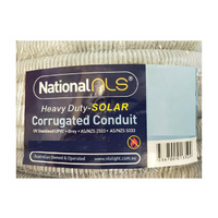 NLS 30130 | Heavy Duty SOLAR Corrugated Conduit Grey 32mm 25 mtr roll