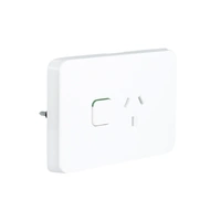 Clipsal Iconic 3015-VW | Single Power Point GPO 10Amp 250v Vivid White 3015 VW