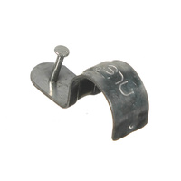 NLS 30160 | 25mm Half Saddle Galvanised With Clout | 50 per Box