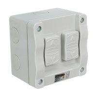 NLS 30172 | Double Weatherproof Switch 16A 250v (IP66 Rated)