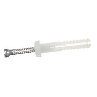 NLS 30223 | Nylon Nail In Anchors Flat Head 6.5mm x 40mm 100 box