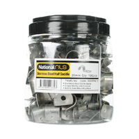 NLS 30225 | 20mm Half Saddles 316 Stainless Steel (100 Jar)