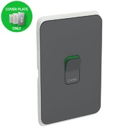 Clipsal Iconic 3041/45C-AN | Cooking Appliance Isolator Switch Plate Cover Anthracite | (Skin Only)