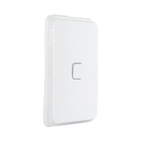 Clipsal Iconic 3041V44-VW | Switch 1 Gang IP44 10Amp Vivid White | Wet Areas