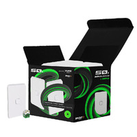 Clipsal Iconic Light Switch Bundle 50 x 3041VA-VW | Switch 1 Gang 10Amp | Vivid White