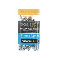 NLS Hollow wall anchor Size 409 8mm x 5 -10 mm (80 Jar) | 30447