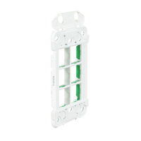 Clipsal Iconic 3046G | 6 Gang Switch Grid Plate Only