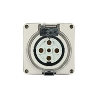 NLS 30488 | 5 Pin Socket Outlet 32A 500V IP66 | Grey