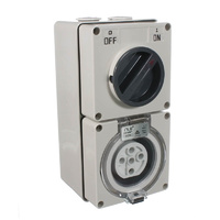 NLS 66CV520 | 5 Pin 20Amp Switched Socket Outlet IP66 30494