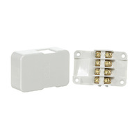 NLS 30538 | 4 terminal 32A Mini Junction Box with Fixed Electrical Terminals