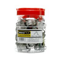 NLS 30577 | 20mm Full Saddles 316 Stainless Steel (100 Jar)
