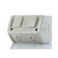 NLS 30665 | Weatherproof Double GPO Twin 15 Amp 