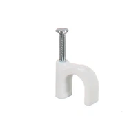 NLS 30760 | 10mm Cable Clips to Suit 10mm OD Cable | 500 Jar | White