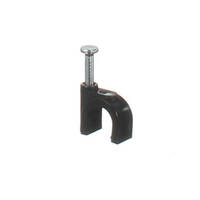 NLS 30761 | 8mm Cable Clips to Suit 8mm OD Cable | 500 Jar | Black