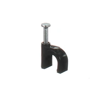 NLS 30761 | 8mm Cable Clips to Suit 8mm OD Cable | 500 Jar | Black