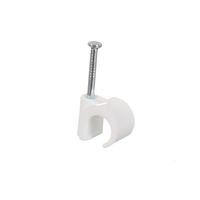 NLS 30763 | 8mm Cable Clips to Suit 8mm OD Cable | 200 Jar | White