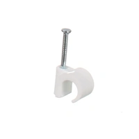 NLS 30763 | 8mm Cable Clips to Suit 8mm OD Cable | 200 Jar | White
